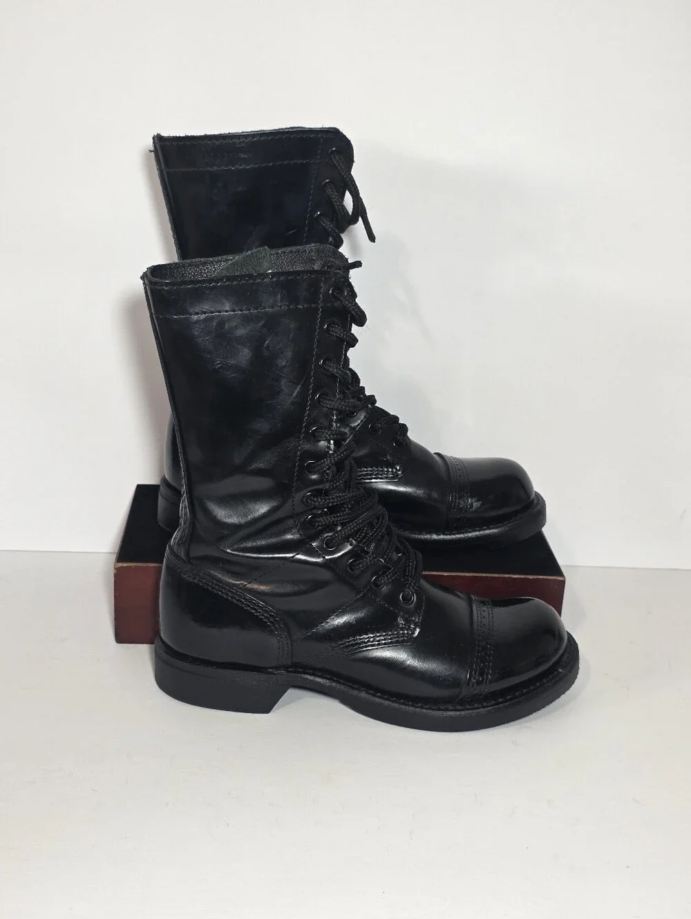 Corcoran 1515 Mens 6.5 M Black Leather Jump Boots Military Field Paratrooper USA